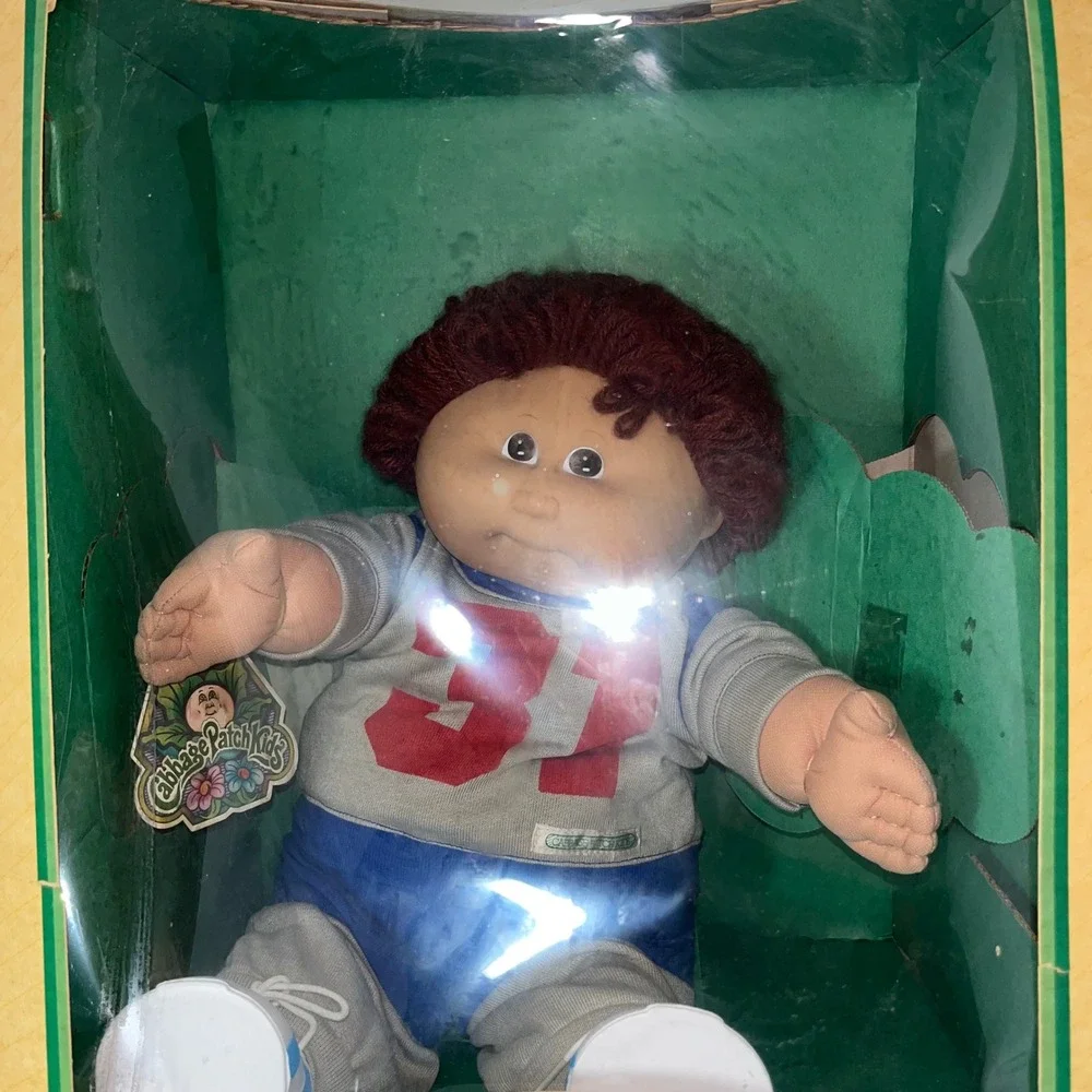 Vintage 1983 Cabbage Patch Kids Doll Coleco Meyer Lincoln Auburn Hair Brown Eyes